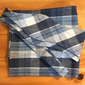 Blue Scale Bow Tie and Pocket Square